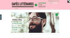 Desktop Screenshot of lescafeslitteraires.fr